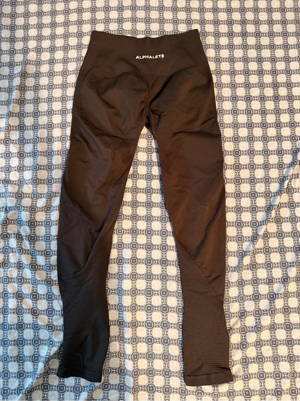 Alphalete Black Revive High Waisted Butt Scrunched Leggings (2 available) - Picture 11 of 11